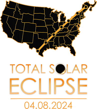 America Total Solar Eclipse April 8 2024 Usa Map Totality Button