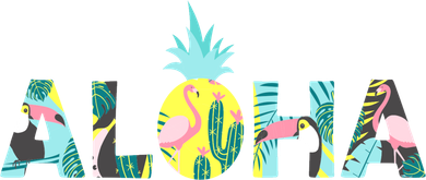Aloha Tropical Style Mousepad