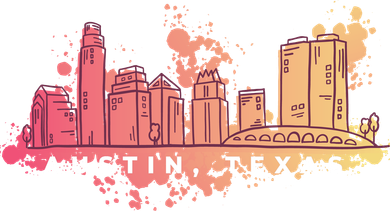 Austin Texas Skyline Toddler Hoodie