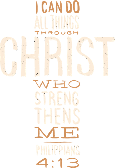 Philippians Bible Quote Cross Women's Long Sleeve Shirt