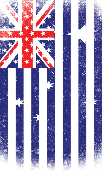 Vintage Australian Flag Button