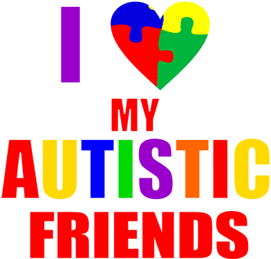 I Love My Autistic Friends Sweatshirt