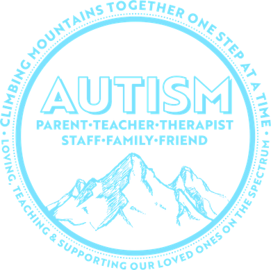 Autism Climbing Mountains Together Women's Long Sleeve Shirt