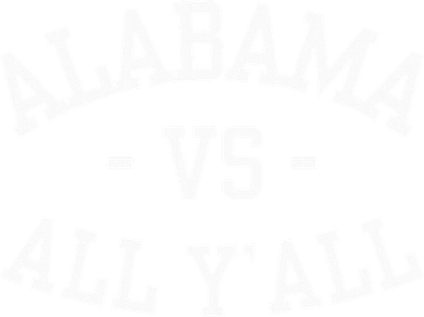 Alabama Vs All Y’All Sports Vintage Southern Coaster