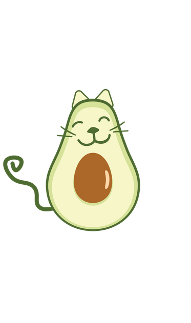 Avocato Cat Avocado Toddler Hoodie