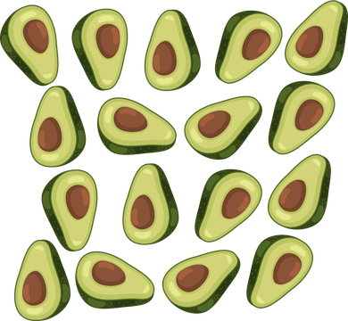Avocados Pattern Guacamole Costume Women's Hoodie