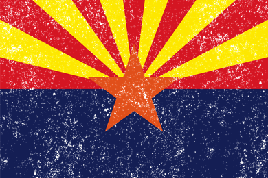 Flag of Arizona Vintage Tumbler