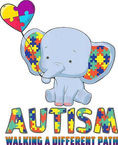 Autism Walking A Different Path Elephant Kids T-Shirt