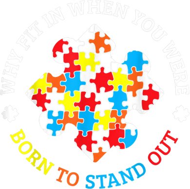 Autism Why Fit In When You Were Born To Stand Out Kids Hoodie