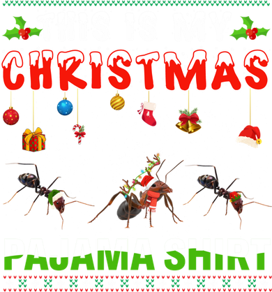 Ant Xmas Animals Squad This Is My Christmas Pajama Gift Toddler T-Shirt