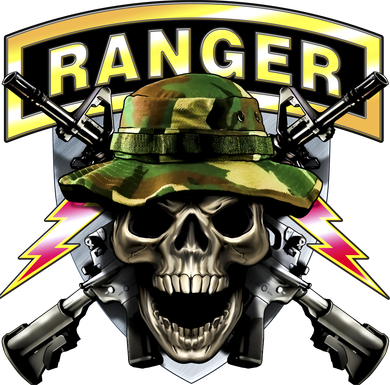 Army Ranger Skull Hoodie