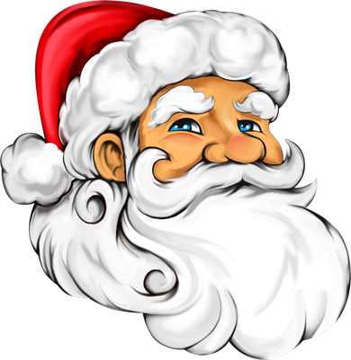 Santa Claus Head Tote Bag