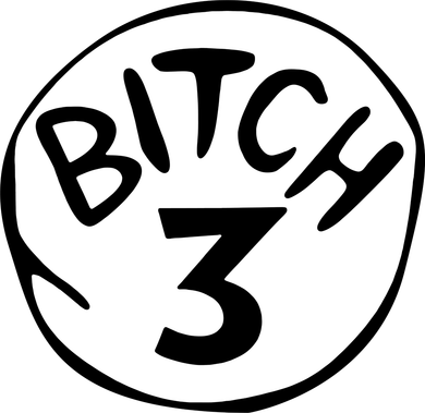 Bitch 3 Funny Halloween Drunk Girl Bachelorette Party Bitch Coaster