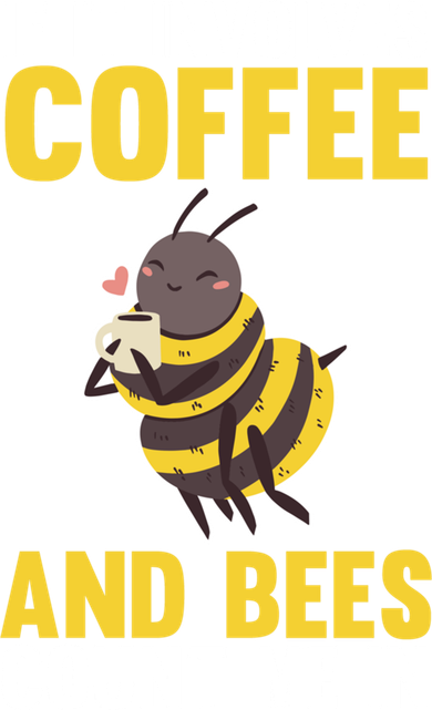Bees And Coffee Cool Gift 11oz C Handle Ceramic Mug