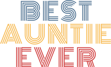 Best Auntie Ever Retro 70s Vintage Gift Tank Top