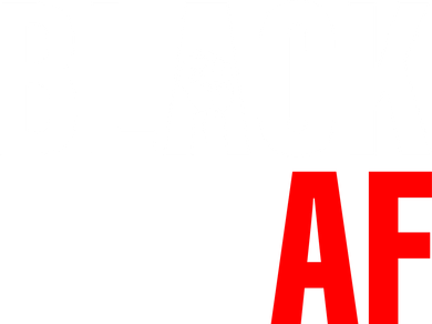 Black AF Fist Logo Polo
