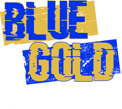 Blue & Gold Vibes Only Kids Sweatshirt