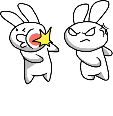 Baka! Rabbit Slap Funny Anime Golf Towel