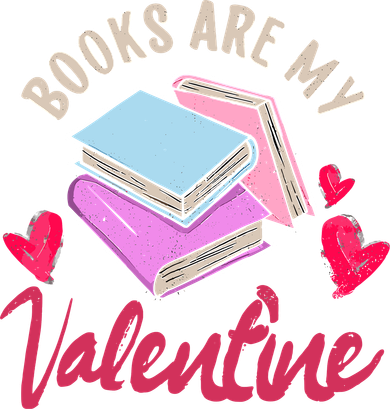 Books Are My Valentine Librarian Book Valentines Day Wo Mousepad