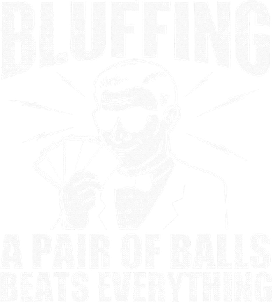 Bluffing A Pair Of Balls Beats Everything Poker Card Player Tumbler