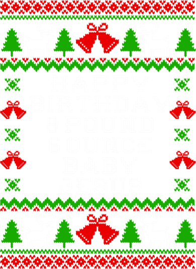 Baby Birthday 8 Pound 6 Ounce Baby Jesus Ugly Christmas Sweater Style Essentia Polo