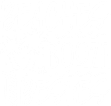 Beaches Booze And Best Friend Vacation Cruise Graphic Great Gift Beanie