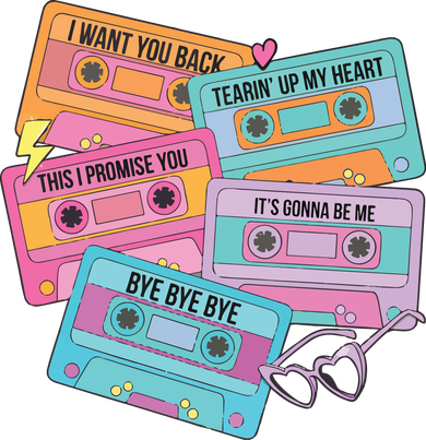 Boy Band Cassette Tape 90s Music Coffee Mug