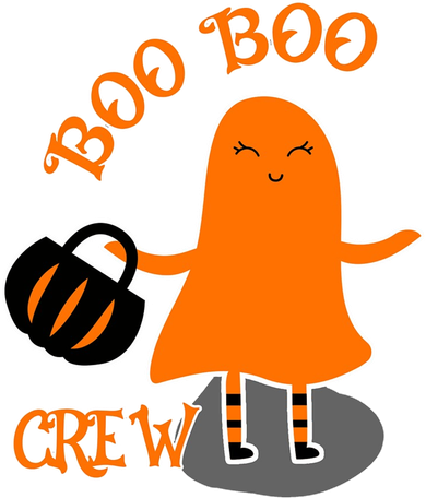 Boo Boo Crew Halloween Hooded Wearable Blanket