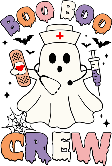 Boo Boo Crew Halloween Nurse T-Shirt