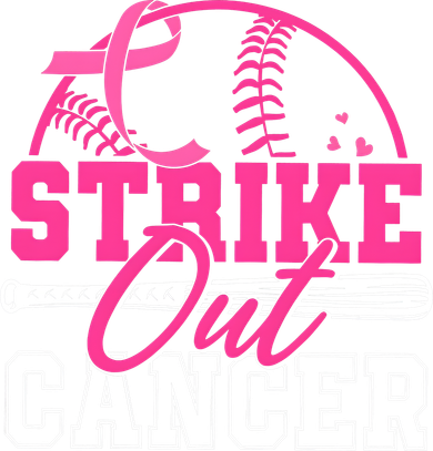 Baseball Breast Cancer Strike Out Cancer Awareness Month Kids Long Sleeve Shirt