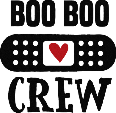 Boo Boo Crew First Aid School Nurse Day Care Teacher Kids Long Sleeve Shirt