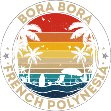 Bora Bora Souvenir French Polynesia Reminder Button