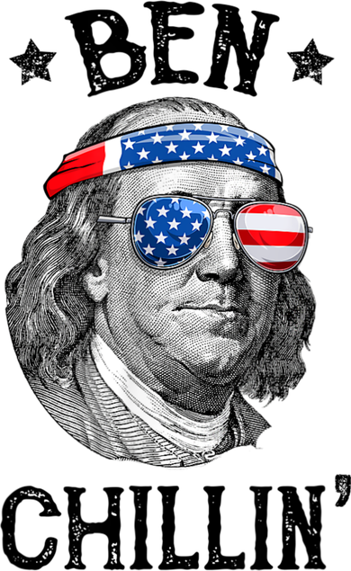 Ben Chillin 4th Of July Ben Franklin USA Independence Flag Toddler Hoodie