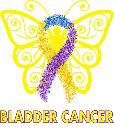 Support Bladder Cancer Awareness Butterfly Tote Bag