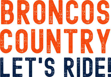 Broncos Country LetS Ride! Sports Team Fans Doggie Tank