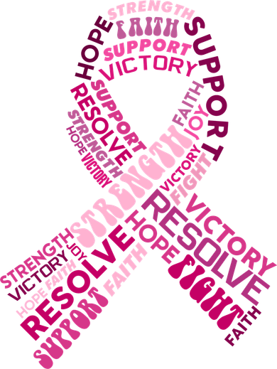 Support Breast Cancer Ribbon Strong Tote Bag