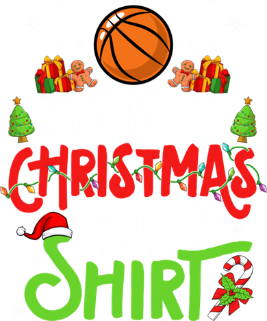 Basketball Christmas Pajama Meaningful Gift Xmas Party Basketball Gift Women's Sweatshirt