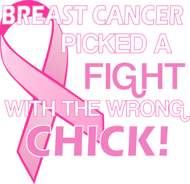 Breast Cancer Picked The Wrong Chick Baby Bodysuit