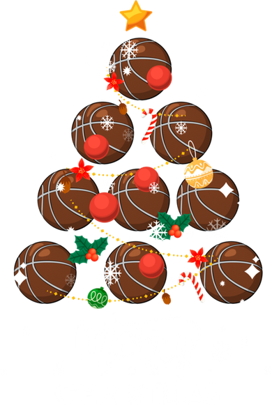 Basketball Christmas Tree Xmas Gift For Basketball Players Gift Doggie Tank