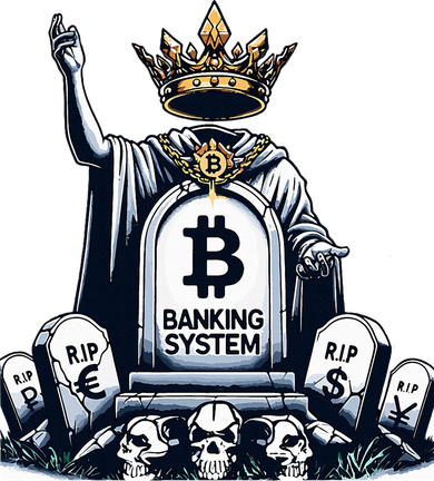 Bitcoin Crypto the new king Funny Vintage Banking System  Women's Sweatshirt