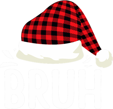 Bruh Christmas Xmas Funny Christmas Pajama Women's Tank Top