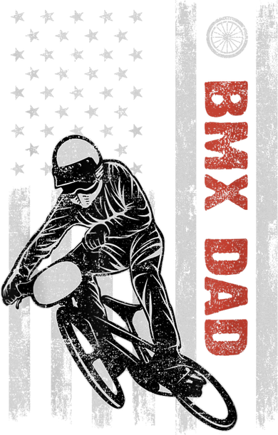 BMX Dad American Flag Fathers Day 4th Of July Gift Kids Sweatshirt