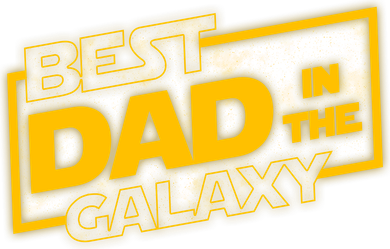 Best Dad In The Galaxy Movie Parody Logo Kids Long Sleeve Shirt