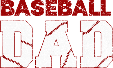 Baseball Dad Button