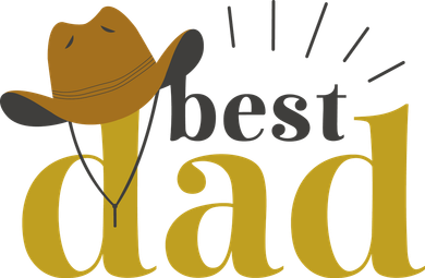 Best Dad Cowboy Toddler Hoodie