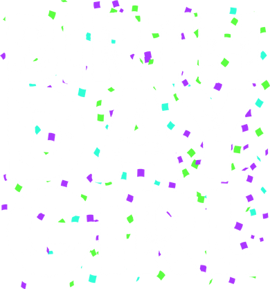 Birthday Girl With Confetti Women's Sweatshirt