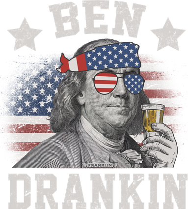 Ben Drankin Party Vintage USA Toddler T-Shirt