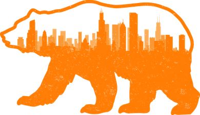 Chicago Skyline City Bear Toddler T-Shirt