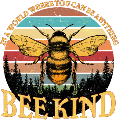 In A World Where You Can Be Anything Bee Kind Kids Long Sleeve Shirt