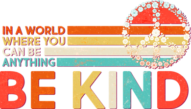 Vintage Be Kind Kids Hoodie